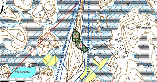 Oosinharjun pohjavesialueelta (kuva 181) kartoitettiin yksi soranottoalue. Alueen kunnostustarve arvioitiin suureksi. Alueella ei ole tehty jälkihoitotoimenpiteitä.