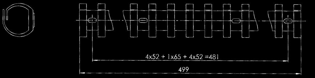 4.2.3 Johdotuskouru HF Sivurei'itys: Rei'ityskuvat HF 2 10,5 5,5 2 5 10,5 7,5 5,7 5,5 2 5 10,5 7,5 5,7 5,5 5 7,5 30 9,5 Korkeus: 37,5 Korkeus: 50 Korkeus: 75 Pohjarei'itys DIN EN 50085-2-3 mukaan: