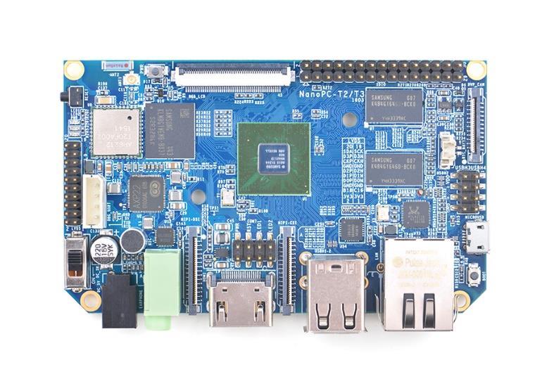 Laite tukee Ubuntu, Android, ARCHLinux, Debian ja monia muita avoimen lähdekoodin käyttöjärjestelmiä. (ODROID 2017a.) Kuva 10. ODROID-C2 (ODROID 2017b).