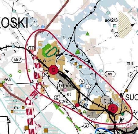 4. SUUNNITTELUTILANNE 4.1 Maakuntakaava Ympäristöministeriön 14.4.2009 vahvistamassa Keski-Suomen maakuntakaavassa kaavaalue sijoittuu teollisuus- ja varastoalueelle, jolla on/jolle saa sijoittaa