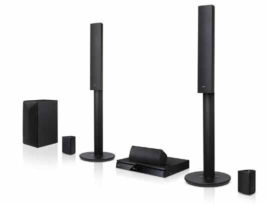 (Perustuu 15.5. tarkistettuihin nettikauppojen hintoihin) LG LHB645 BLU-RAY 5.1 KOTITEATTERISARJA 5.1-kanavainen kotiteatterijärjestelmä, 1000 watin kokonaisteholla.