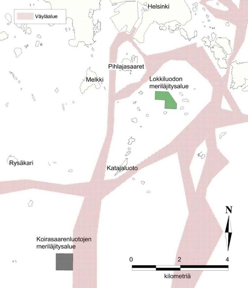 1. Taustaa Lokkiluodon ja Koirasaarenluotojen läjitysalueet ovat uusia Helsingin edustalle perustettuja läjitysalueita, joihin ei vielä tätä suunnitelmaa laadittaessa ole läjitetty ruoppausmassoja