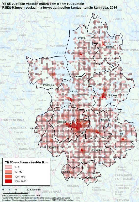 mukaan) sekä nykyisten terveysasemien