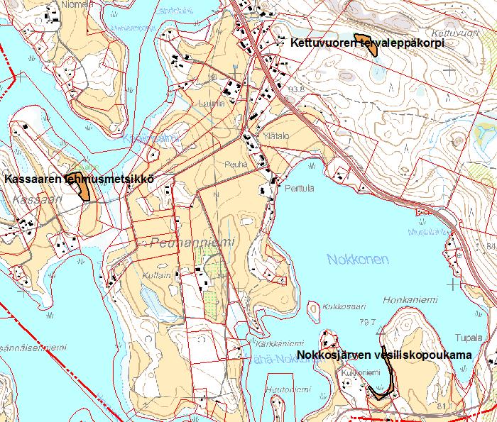 Putkilahden kyläselvitys 20.6.2016/14.3.2017 (7) Maaperä Putkilahdella maaston pinnanmuodot ovat voimakkaasti vaihtelevia.