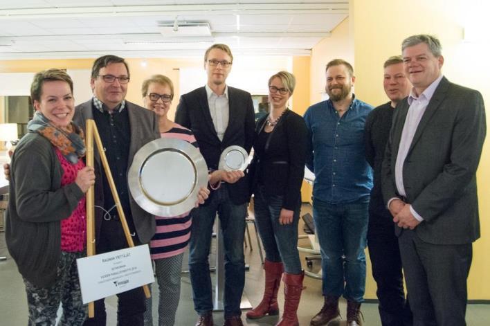 24 4.5 Satakunnan Vuoden Paikallisyhdistys Vuoden 2016 paikallisyhdistykseksi Satakunnassa valittiin Rauman Yrittäjät (yli 500 jäsentä). Valintaan vaikuttivat mm.