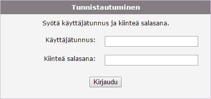 2 1 JÄRJESTELMÄÄN KIRJAUTUMINEN JA SALASANAT 1.1 Järjestelmään kirjautuminen Mene selaimeilla osoitteeseen https://parastapalvelua.fi/.