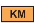 Kun kaupan eri toimialojen alueita erotetaan muista vähittäiskaupan alueista, voidaan ne osoittaa omalla merkinnällään käyttämällä joko indeksoituja merkintöjä (km-1, km-2) tai merkintöjä km-e, km-tv