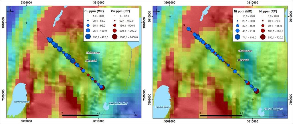 GEOLOGIAN TUTKIMUSKESKUS 2551017 HANKERAPORTTI 87 1980-luvulla Markkavaarassa tehtyjen tutkimusten taustalla ei ollut mitään mineralisaatioon viittaavaa.