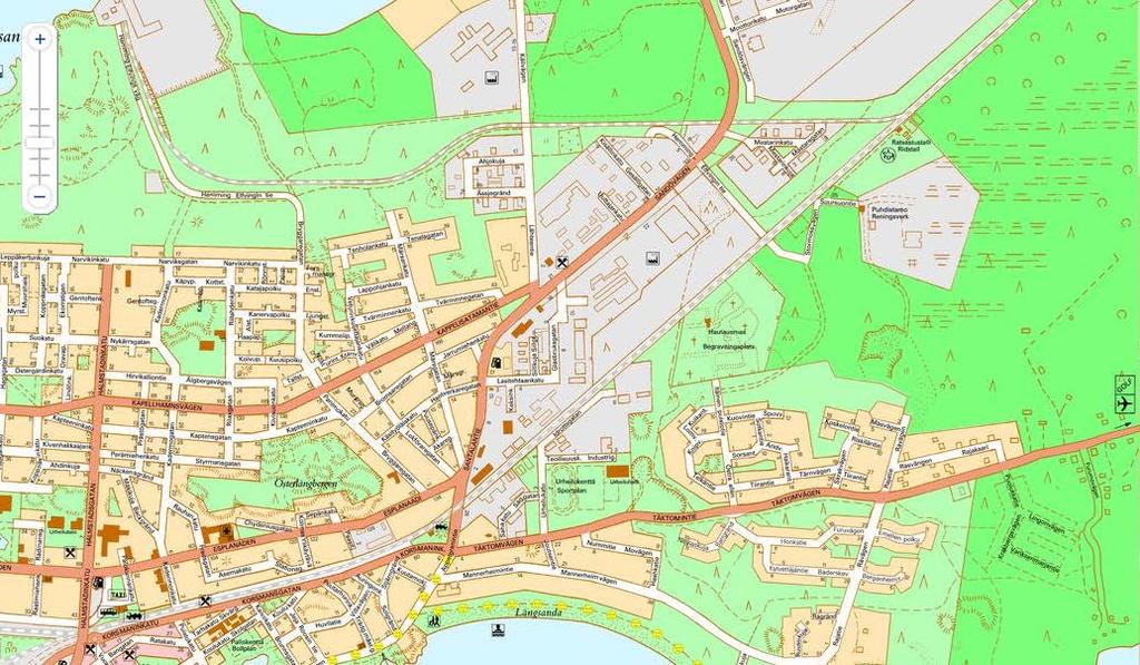 5.5. Hangonkyläntie - Hangonkylän satama Kalastajankatu Vilkasliikenteinen katuosuus, jossa sataman suuntaan liikennemäärät ovat tulevaisuudessa kasvussa.