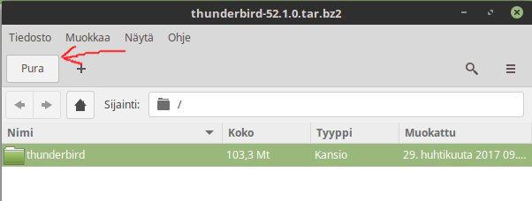 4.7.3 76 TAR-paketin purku TAR (tape archiver) on työkalu TAR-pakettien käsittelyyn. TAR-paketeissa voidaan sisällyttää lukuisa määrä tiedostoja ja hakemistoja koottuna yhden tiedoston sisälle.