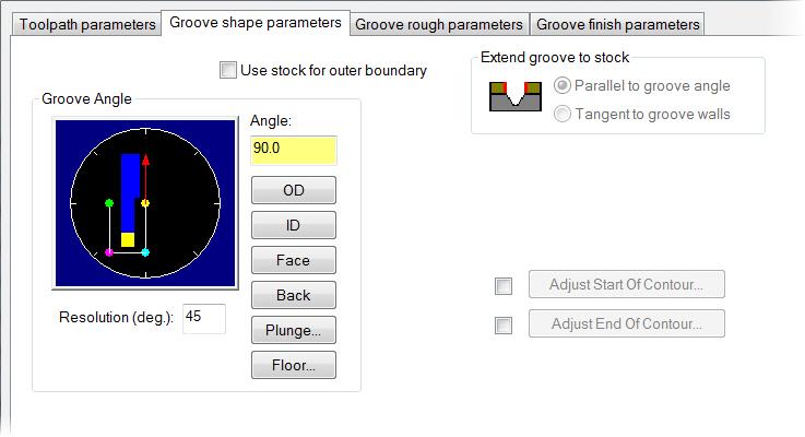 85 OD GROOVE CENTER - NARROW. 7 Säilytä sivun muut parametrit oletusarvoissaan.