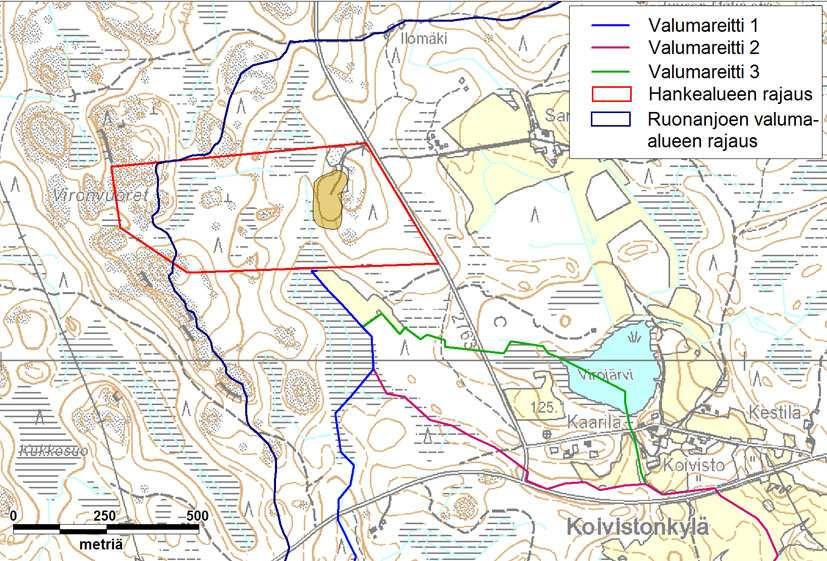 Toivonen Yhtiöt Oy Vironvuorten jätteenkäsittelykeskuksen ympäristövaikutusten arviointiselostus 63 5.7.