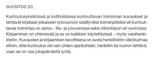 IKKU-hankkeessa käytössä ollut kuntoutustavoitteiden arviointiväline GAS-menetelmän tukena (Härmän Kuntoutus Oy / Pirjo Mantila, kuva Aila Pikkarainen).