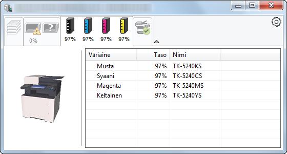 Tulostaminen tietokoneelta > Tulostimen tilan valvominen (Status Monitor) Tulostuksen edistyminen -välilehti Tulostustöiden tila näytetään.