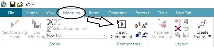 Jos robottia ei näy, vaikka Status on ollut kunnossa, voi tämä johtua siitä, että Insert component -kohta ei ole ollut valittuna File Conversion Settings -ikkunassa.