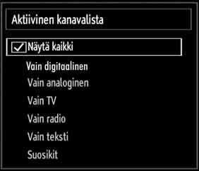 Kanavan uudelleen nimeäminen Valitse se kanava, jonka haluat nimetä uudelleen ja valitse Nimen muokkaus-optio. Paina OK-näppäintä jatkaaksesi.