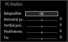 Menyvalen för ljudinställningar Volym: Justera volym. Ljudutjämning: Tryck på OK-knappen för att för att visa inställningsmenyn för ljudutjämning. Autoposition: Optimerar automatiskt skärmbilden.