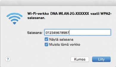 3. WLAN-yhteyden käyttöönotto Windows 10 / Windows 7 / Windows 8 / MAC OS X Langattoman verkkoyhteyden (WLAN) käyttöönotto Windows 8 -järjestelmässä onnistuu seuraavasti: 1.