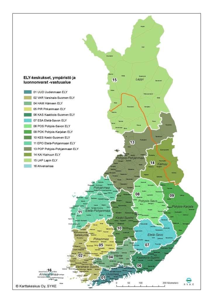 METSOn toteutus METSOn toteutus on painottunut maan eteläpuoliskoon