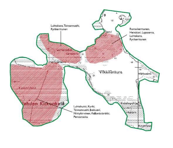 Kuva. Kirkon-Vilkkilänturan Natura-alueen