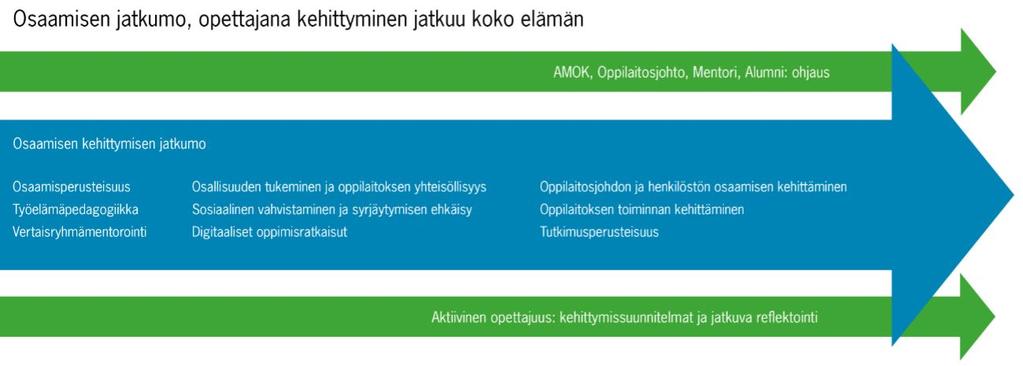 Osaamisen kehittäminen ja henkilöstökoulutus Ammatillinen opettajakorkeakoulu tarjoaa ohjausta, tukea ja ajankohtaista opetusalan täydennyskoulutusta, henkilöstön ja johdon osaamisen kehittämiseen