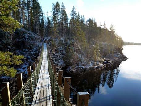 RASTI: KUUSAMO Karhunkierros on Suomen suosituin vaellusreitti. Se sijaitsee Oulangan kansallispuistossa, Kuusamossa.