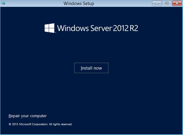 LIITE 4 Valitaan Install now niin windows server