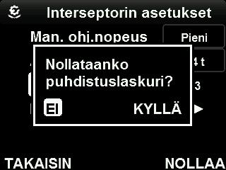 jaksoissa. Interseptorin lavan liikuttaminen usein sisään-ulos-sisään on tehokas tapa estää kasvusto interseptorin sisäpuolella, kun veneet ovat vedessä pitkiä aikoja.