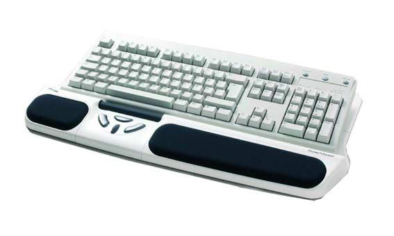 Musta tai valkoinen RollerMouse ja RollerWave tuotteita on saatavilla mustana ja valkoisena. RollerWave RollerWave antaa leveämmän tuen ranteelle.