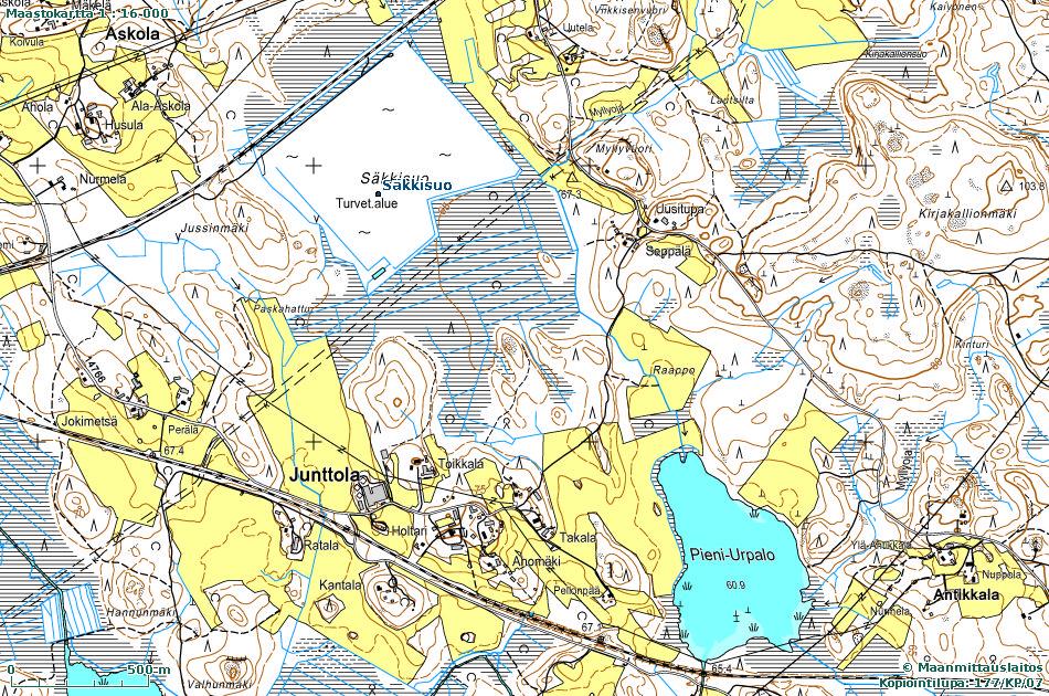 P0b SA1 pv-kenttä PUMPPU P1b P6 Urpalonjärvi