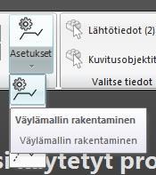 Nämä asetukset täytyy asettaa Novapoint BASEssa.