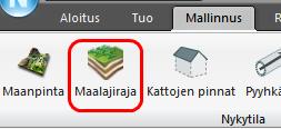 55 (77) 3. Tehdään uusi maalajiraja -tehtävä pintamaata varten. 4.