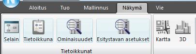 60 (77) NÄKYMIEN LUONTI Tässä harjoituksessa luodaan karttanäkymä projektin aineistoista, pituus- poikkileikkaus nykyisestä maastosta sekä dwg-kuva olemassa olevasta aineistosta. 7.1.