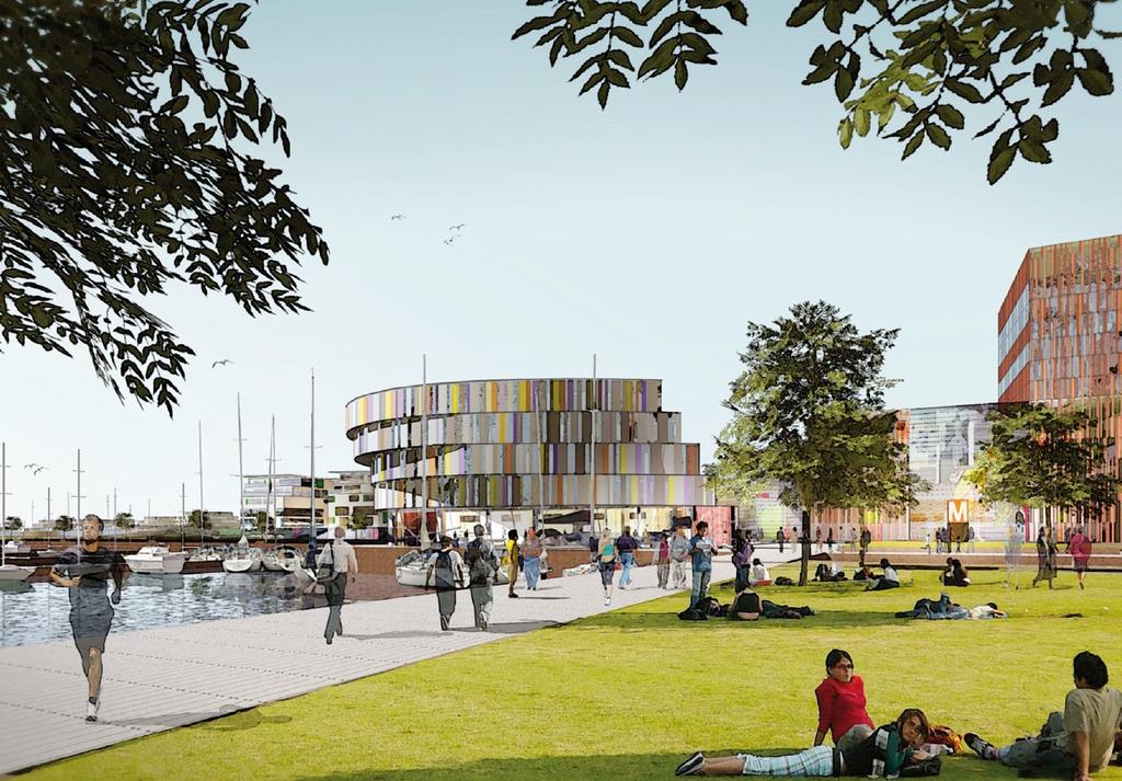 yo student of archit. Minna Partti Ote arvostelupöytäkirjasta Ehdotus tarjoaa kahden rinnakkaisen saaren ratkaisumallin, jossa Koivusaari säilyy omana saarenaan Länsiväylän saarinauhassa.