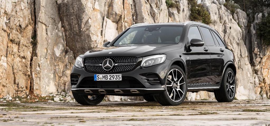 Mercedes- AMG GLC 43 4MATIC Made in Uusikaupunki Mercedes-Benz GLC AMG 43 Valmet Automotiven tuotantolinjoilla valmistuu nykyisin myös AMG-malli, kun osa Mercedes-AMG GLC 43 -autoista kootaan