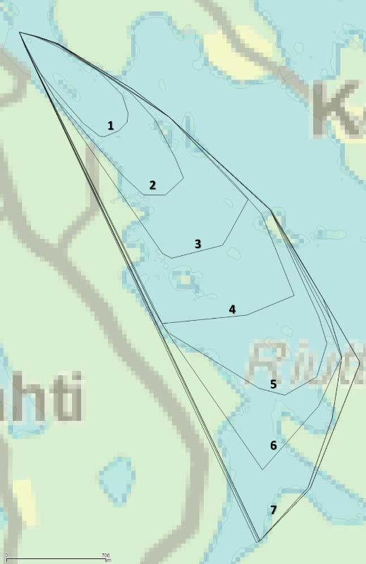Konnuksen kanava, Leppävirta Mallinnuksen tuloksena saatiin yhteensä kolme leviämismallia. Perustilanteena käytettiin voimakkaan virtauksen olosuhteita.