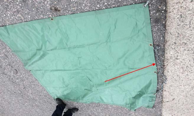 Etelä-Savon pelastuslaitoksella on käytössä pressukankaasta valmistettu kooltaan 6 metriä x 12 metriä oleva matto.