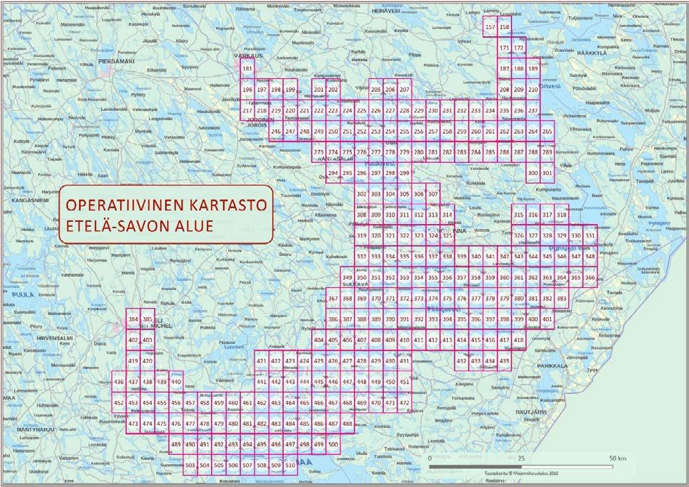 Jätteen kuljetusketju ja kartastojen käytön havainnollistaminen Vekaransalmen vahinkopaikka sijaitsee Etelä-Savon pelastustoimen alueella.