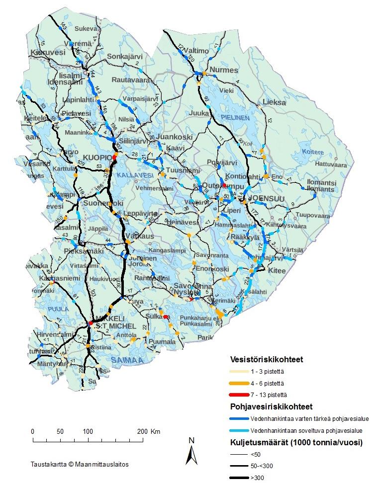 sijaitse esimerkiksi kapeassa lahdessa, jossa öljyn puomittaminen ja kulkeutumisen rajoittaminen on helpompaa.