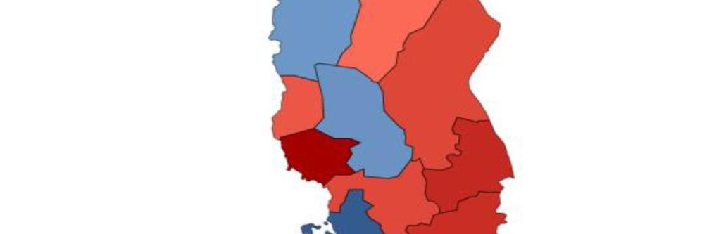 Kainuu näyttää toki selkeästi muuttotappioalueelta, mutta Lapista ja Pohjois-Karjalasta