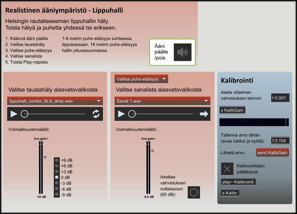 44 säätämiseksi pika-asetuksia sisältävä radio button-objekti, joka valitsee live.