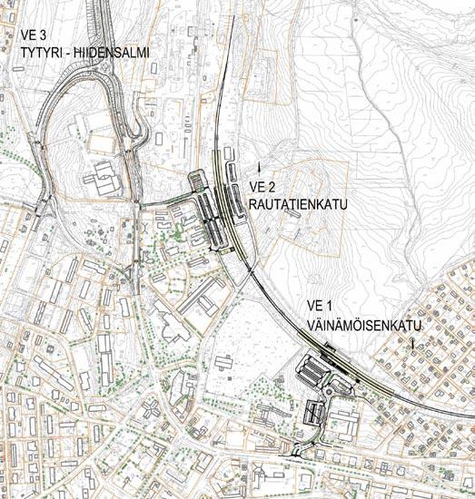 Erikseen tutustuttavissa: Espoo-Lohja taajamaliikenneradan asemapaikkojen selvitys Lohjalla, 16.12.2008.