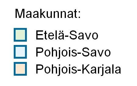 Toimialueella on 47 kuntaa,