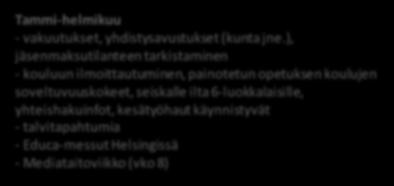 Vanhempainyhdistyksen vuosikello, lukuvuosi 2017-18 Marras-joulukuu - Suomen Vanhempainliiton liittokokous 25.11.