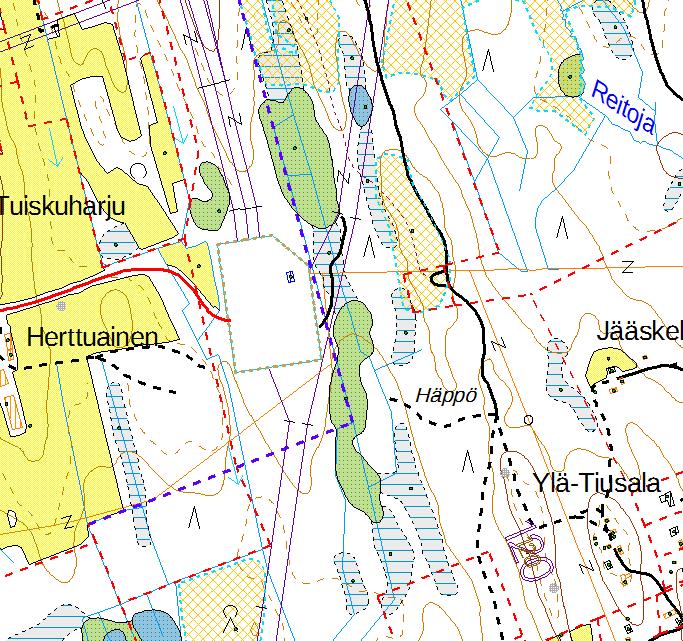 18 Muuntoasema on aidattu kenttä, joka sisältää sähkön muuntamiseen ja jakeluun käytettäviä laitteita. Kaikki muuntoasemat kuvataan maastotietokannassa.