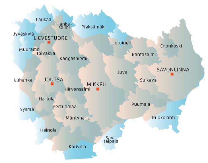 31 5.3 Järvi-Suomen Energia 5.3.1 Tietoja yhtiöstä Järvi-Suomen Energia on osa Suur-Savon Sähkö -konsernia (Kuvio 11).