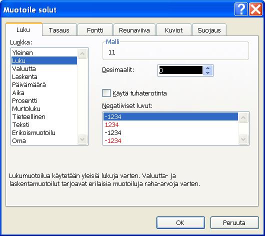 4.4 Rakennuksen asukasmäärä (b) Rakennuksen vakinaisten asukkaiden lukumäärä tallennetaan ja muotoillaan luvuksi (Muotoile Solut Luku). Tallennetaan välivaihetiedosto nimellä: 05_as_r_kunta_vuosikkpv.