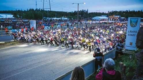 16 JOENSUU-JUKOLA 2017 ILKKA METSÄLÄ Jukola relay 69th Jukola relay starts Saturday 17.6.2017 at 11.00 p.m. as a mass start. Winning team is estimated to be in Finish 18.6. at 6.47 a.m.. Leg Partners Length Time Changeover 1.