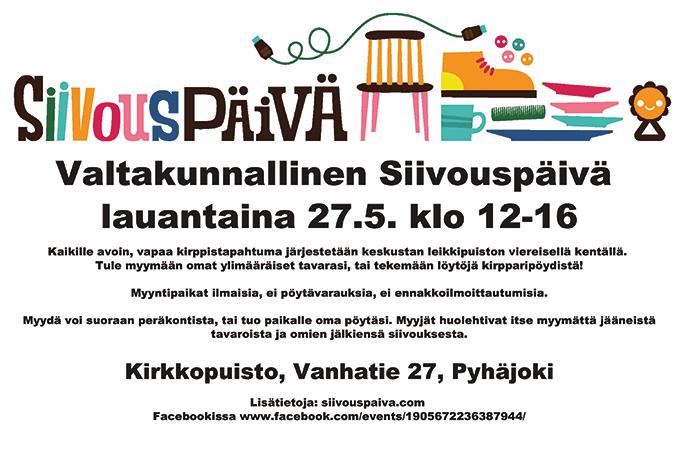 sivu 6 Pyhäjoen Kuulumiset 20.5.2017 PYHÄJOEN KOULUJENVÄLISET MAASTOJUOKSUKILPAILUT 16.05.2017 1 LK POJAT 1. Niilo Eno PK 5,26 2. Oskari Haapakoski S 5,29 3. Matias Nikki YPP 5,39 4.