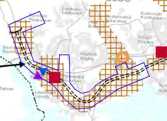 3 (6) uudelleen nähtävillä marras-joulukuussa 2012. Uudenmaan 2. vaihemaakuntakaavaehdotuksessa suunnittelualue on edelleen pääosin taajamatoimintojen aluetta.